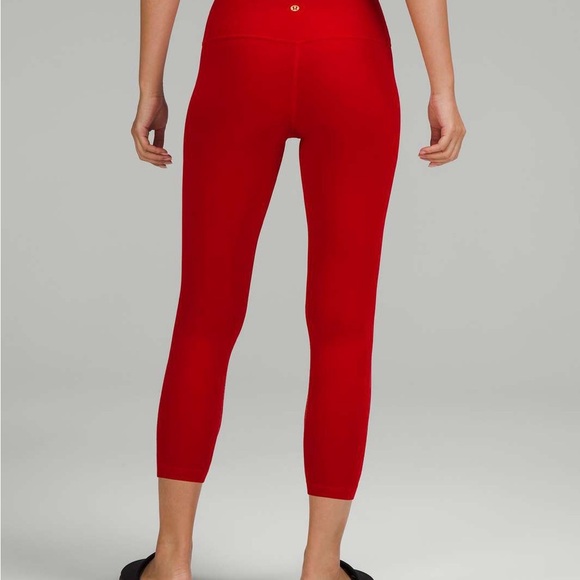 Lululemon New Year Align High-Rise Crop 23" Dark Red Black Lunar Phase Multi 14 - Picture 13 of 13